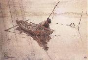 Carl Larsson Fishing china oil painting reproduction